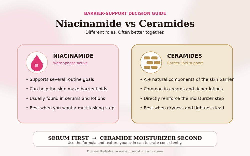 Niacinamide vs Ceramides: Which Supports Your Skin Barrier Better?