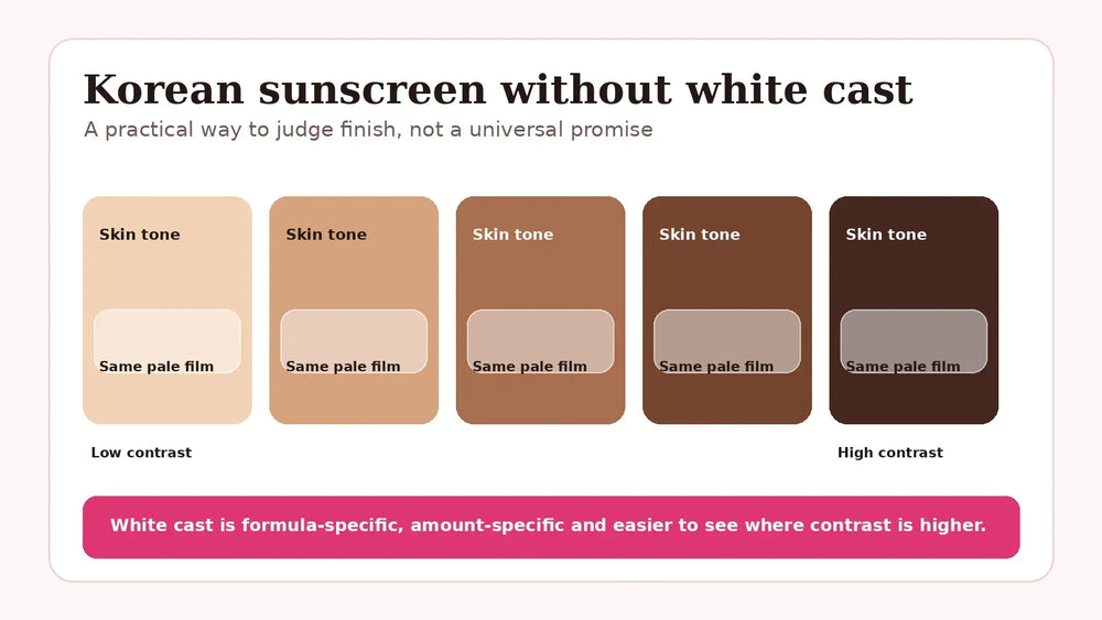 Korean Sunscreen Without White Cast: How to Choose One