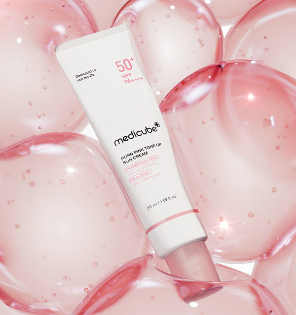 MEDICUBE: PDRN Pink Tone Up Sun Cream (50ml)