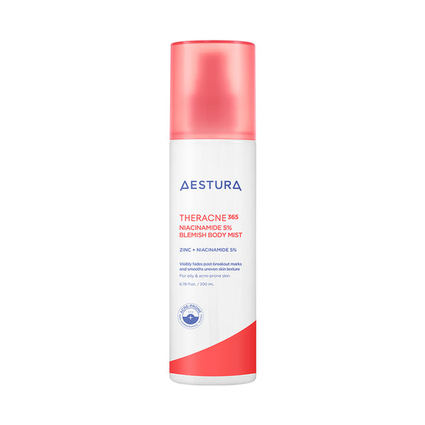 AESTURA: Theracne 365 Niacinamide 5% Blemish Body Mist (200ml)