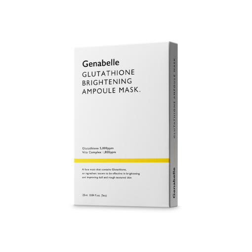 GENABELLE: Glutathione Brightening Ampoule Mask Ea (25ml x 5)