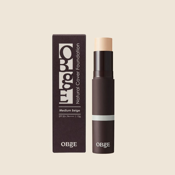 OBGE: Natural Cover Foundation Spf50+ Pa++++ (3colors) (13g)