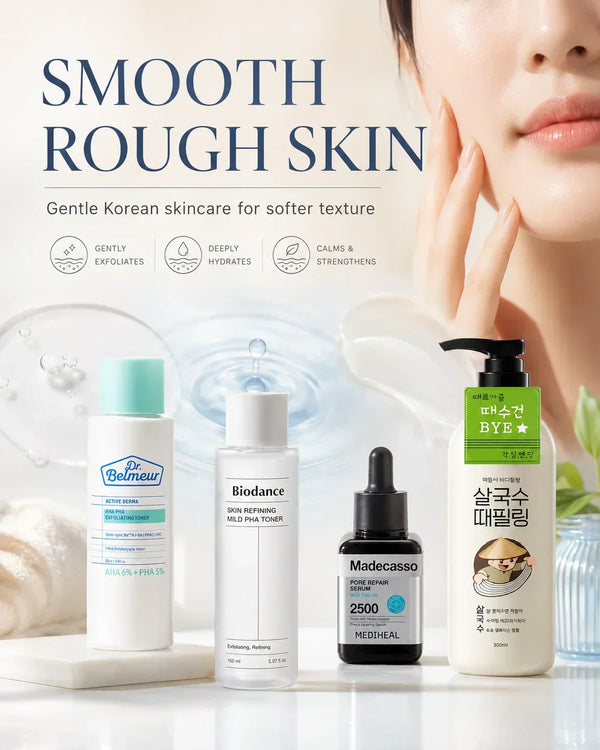 How to Smooth Rough Skin with Korean Skincare