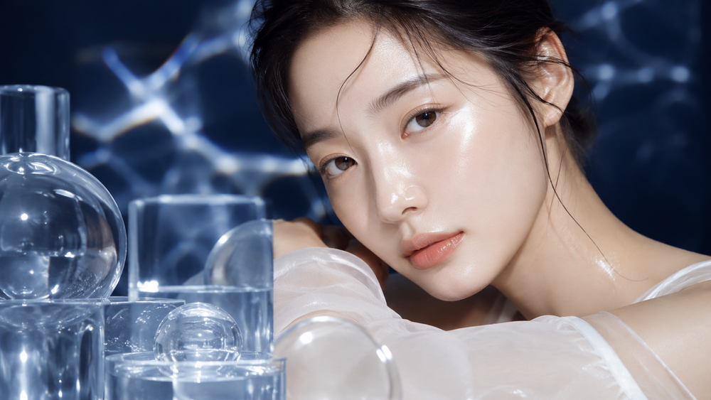Koreanische Hautpflegeroutine für dehydrierte Haut