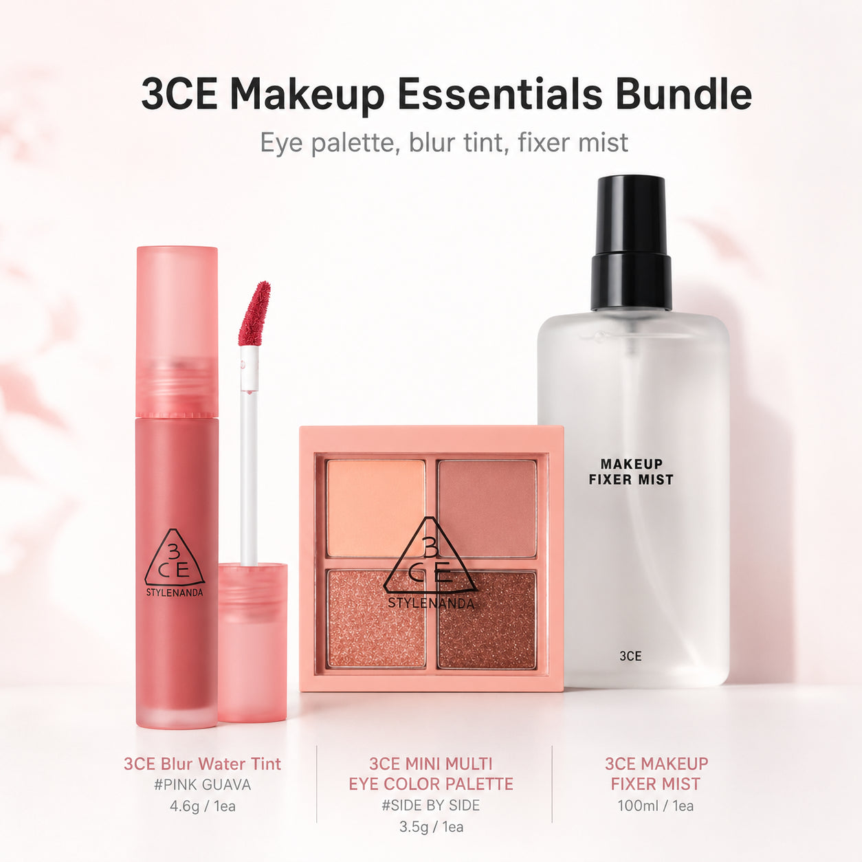 3CE Makeup Lock and Glow Set
