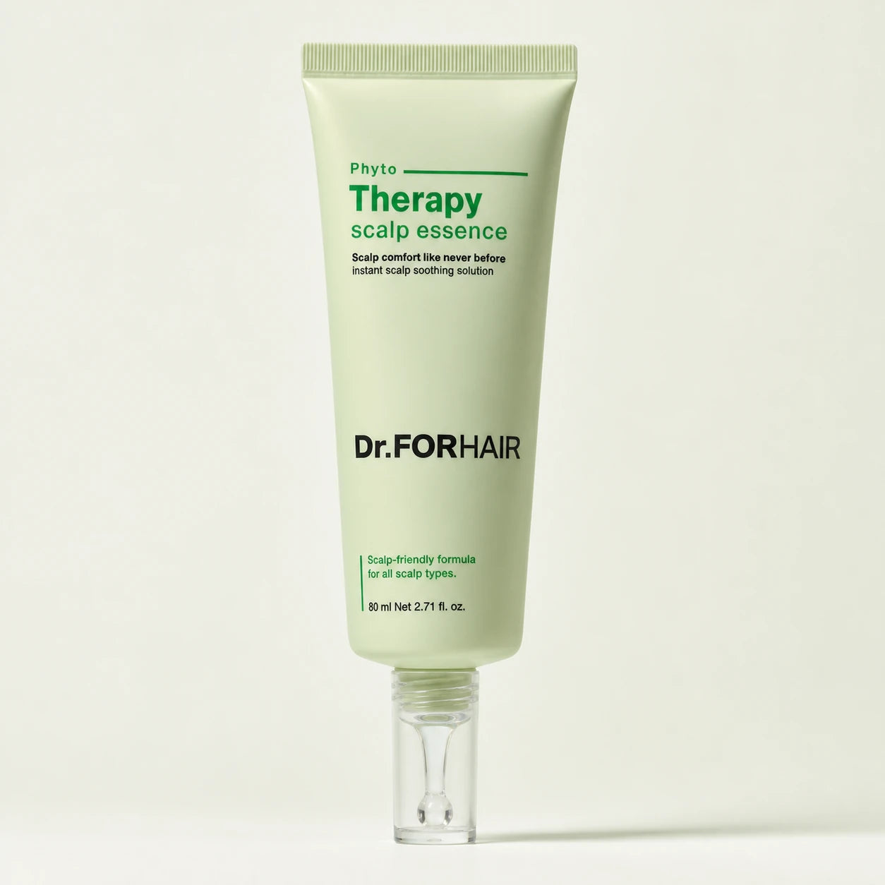 Dr.FORHAIR Phyto Therapy Scalp Essence 80ml tube on a clean warm-white background