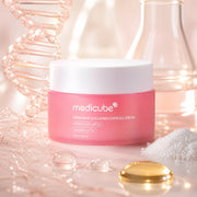 medicube PDRN Pink Collagen Capsule Cream with cosmetic Sodium DNA, hyaluronic and niacinamide cues