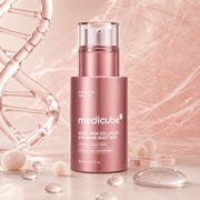 medicube PDRN Pink Collagen Exosome Shot 2000 with PDRN collagen and hydration cues