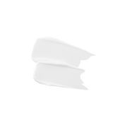 White tone-up body serum cream swatches showing the product texture