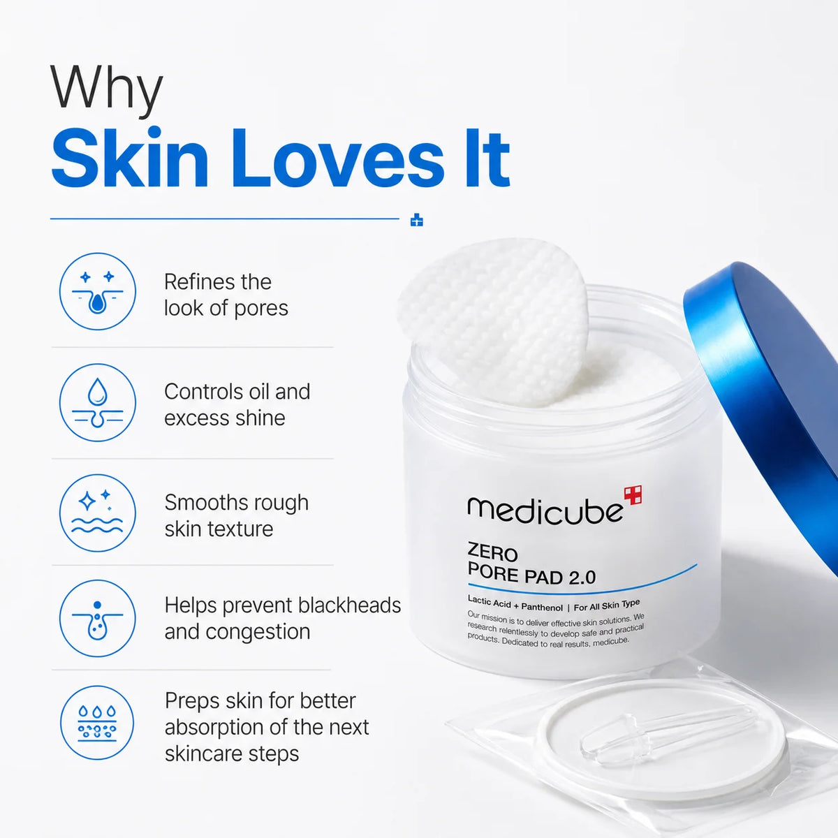 Medicube Zero Pore Pad 2.0 70 Pads