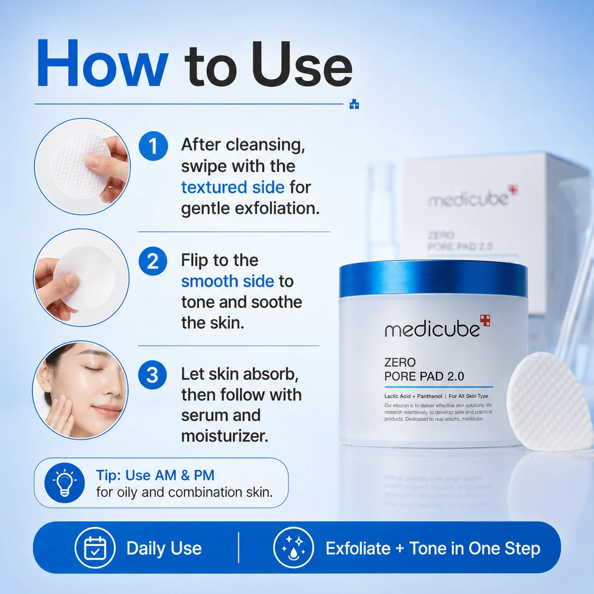 Medicube Zero Pore Pad 2.0 70 Pads