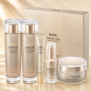 AHC Renew-Age Total 4-Step Gift Set with eye cream and gift box