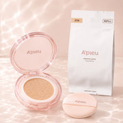 A'PIEU Waterlock Cushion #21N compact, puff and 15 g refill