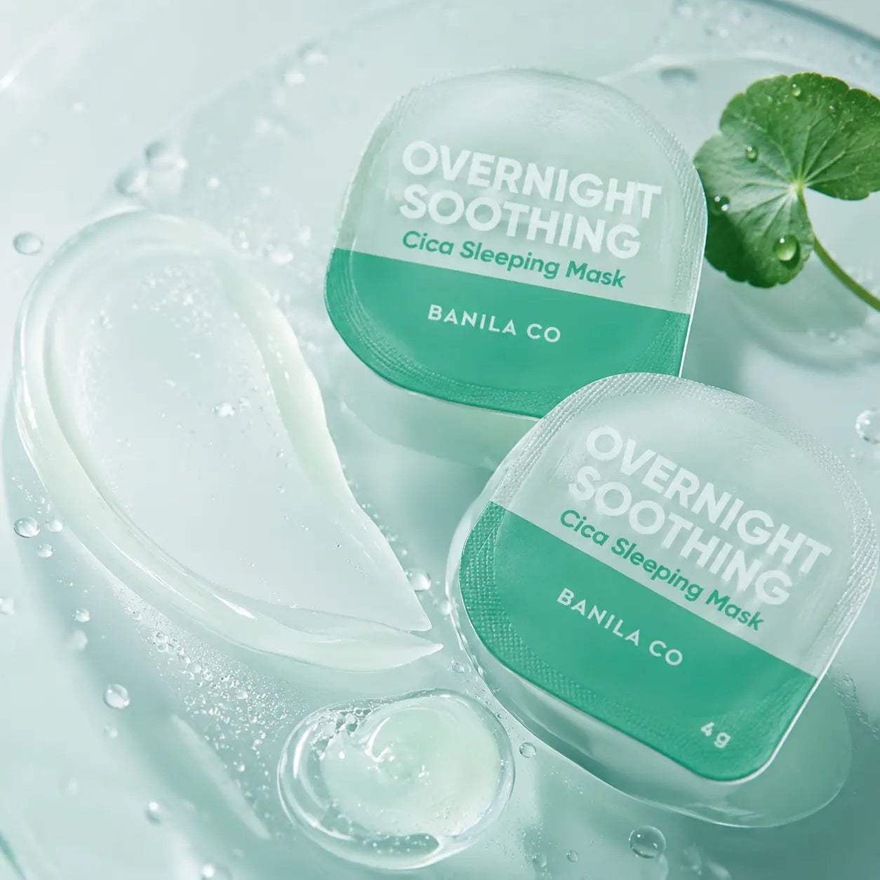 BANILA CO Overnight Soothing Cica Sleeping Mask gel cream texture