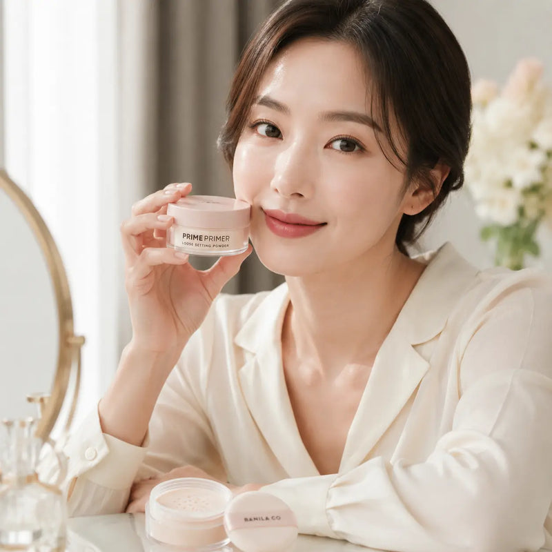 BANILA CO Prime Primer Loose Setting Powder natural radiant makeup finish