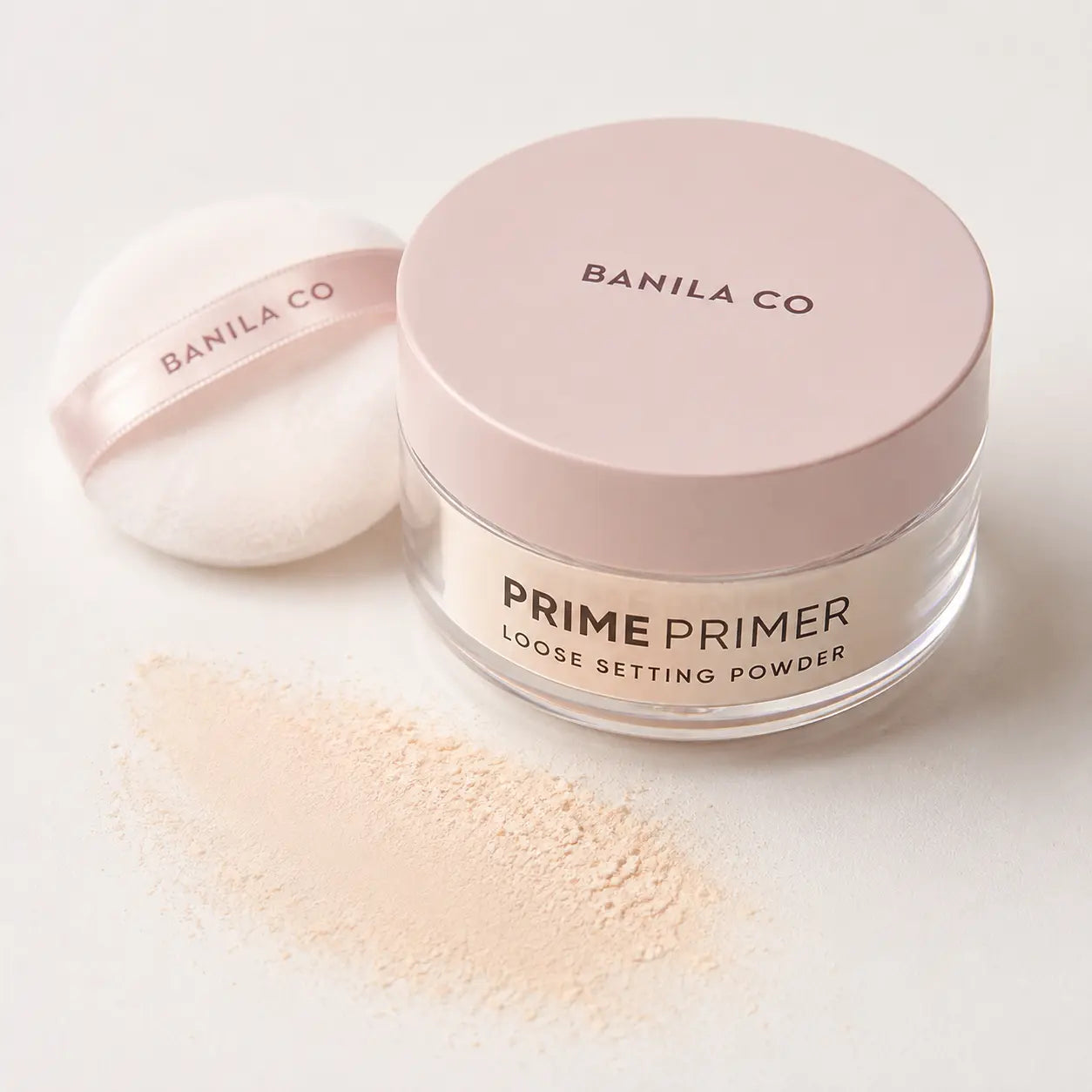 BANILA CO Prime Primer Loose Setting Powder fine ivory texture