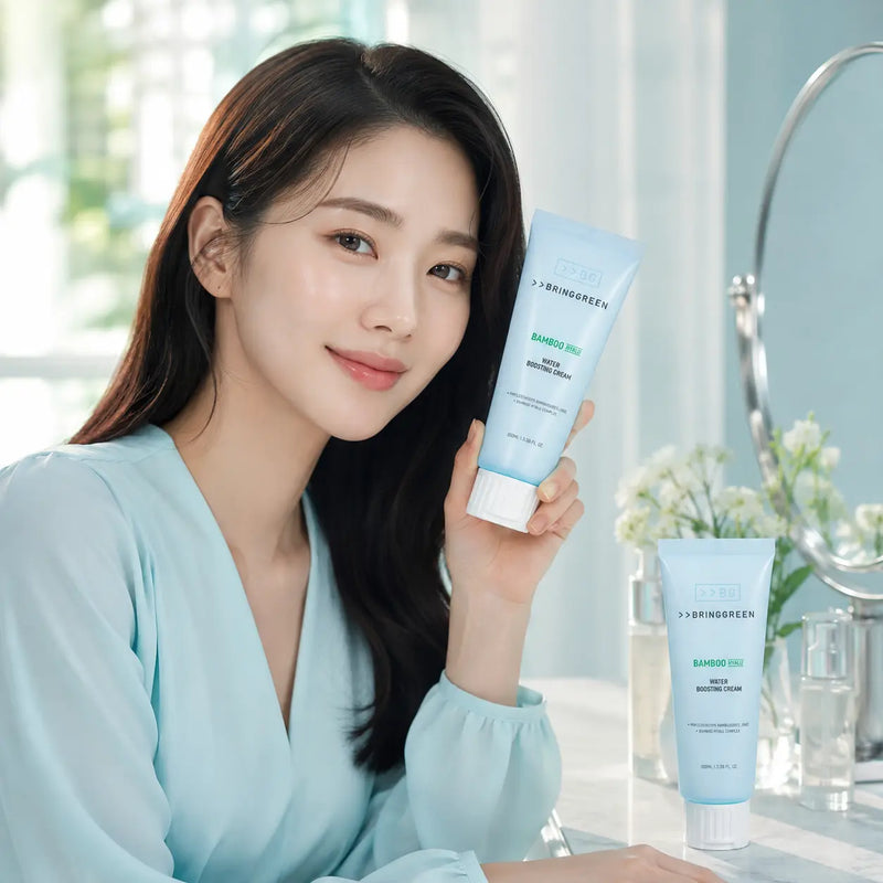 BRINGGREEN Bambus Hyalu Feuchtigkeitscreme Duo, 2 x 100 ml