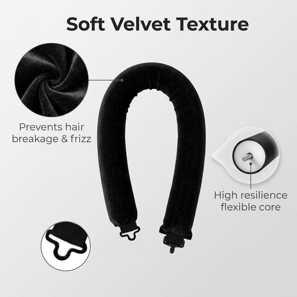 Overnight Satin Heatless Curl Set, 4-Piece