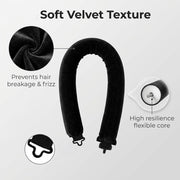 Overnight Satin Heatless Curl Set, 4-Piece