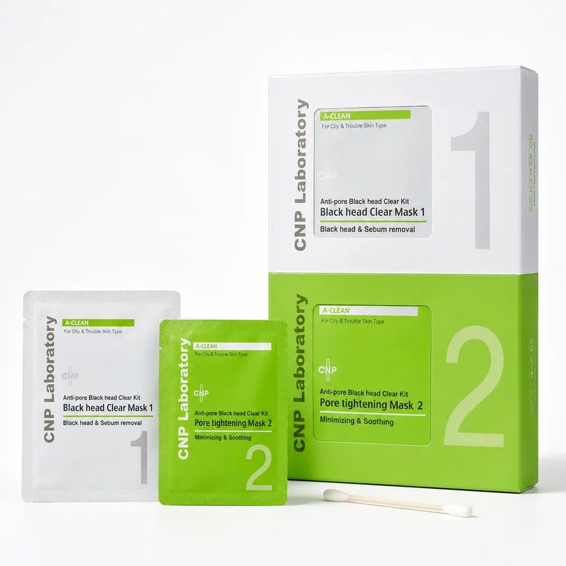 CNP Laboratory Anti-Pore Blackhead Clear Kit with 10 two-step treatments