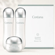 Coreana Fermented Whitening Skincare 3 Set with toner, emulsion, cream and presentation box