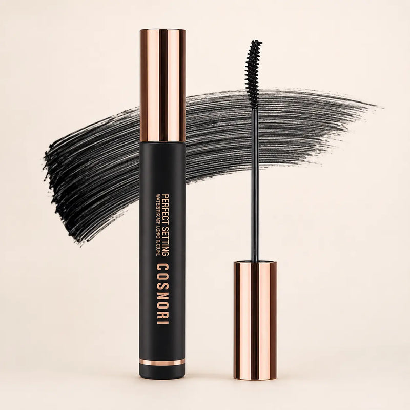 COSNORI Perfect Setting Waterproof Long and Curl Mascara 7 ml in black and rose gold