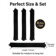 Overnight Satin Heatless Curl Set, 4-Piece