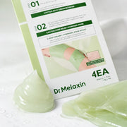 Dr.Melaxin Cactox jelly booster and translucent hydrogel mask textures