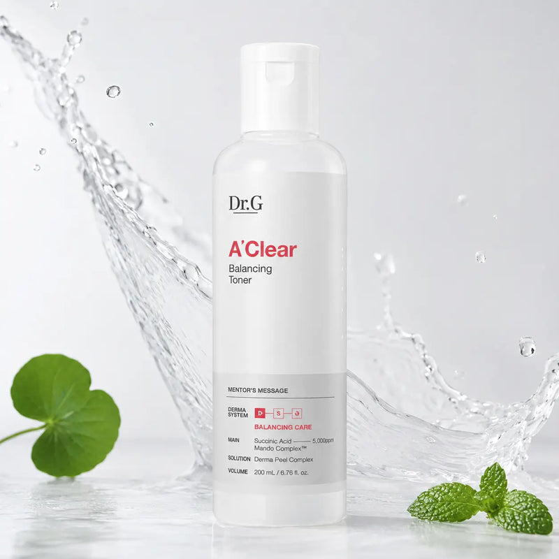Dr.G A'Clear Balancing Toner 200 ml with fresh water-light texture
