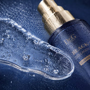 Macro view of ultra fine mist droplets and clear serum texture