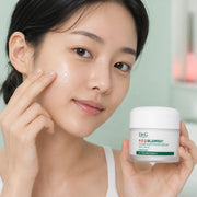 Applying Dr.G R.E.D Blemish Clear Soothing Cream