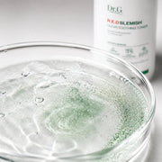 Macro view of the watery two-phase Dr.G soothing toner texture