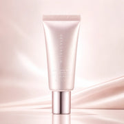 ProtoClinical k-beauty [DEAR DAHLIA] Daily Defense PDRN BB Cream SPF40 20ml (4colors) shown as a single rose-beige squeeze tube with a metallic cap, centered upright on a soft blush reflective background