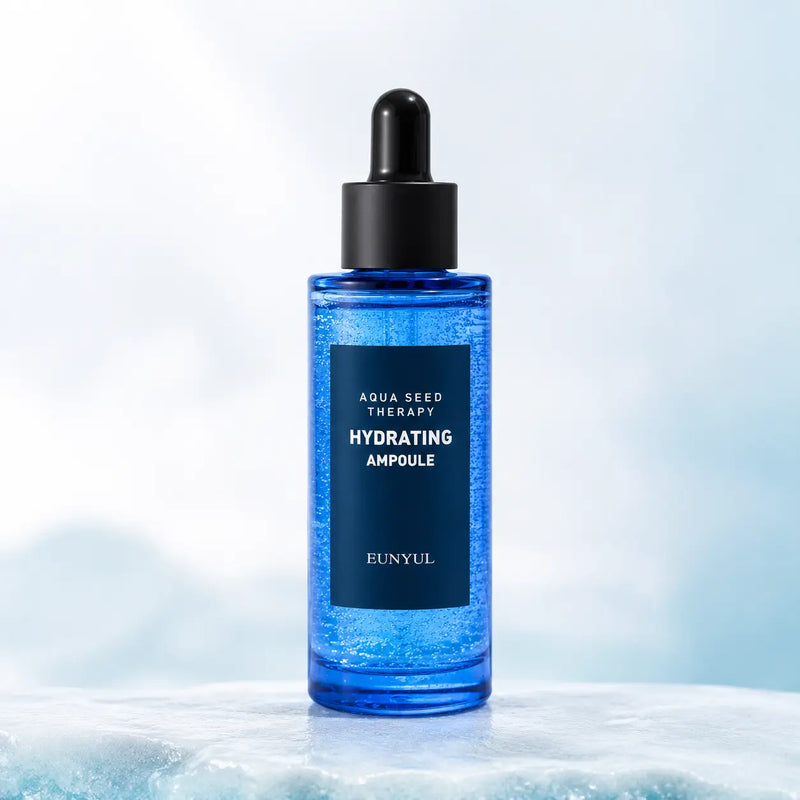 EUNYUL Aqua Seed Therapy Hydrating Ampoule 50 ml blue bottle