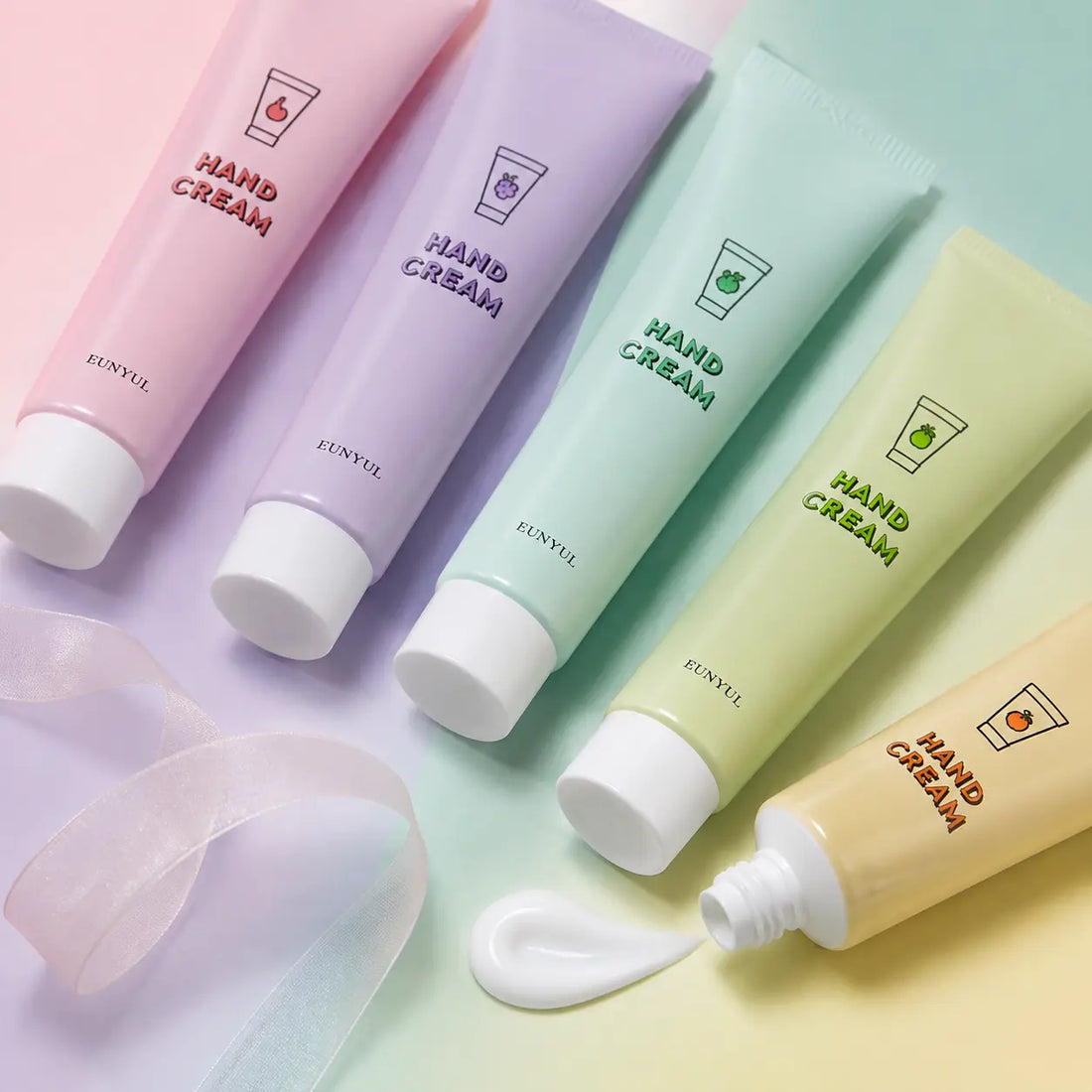 Smooth white cream; light silky scented finish