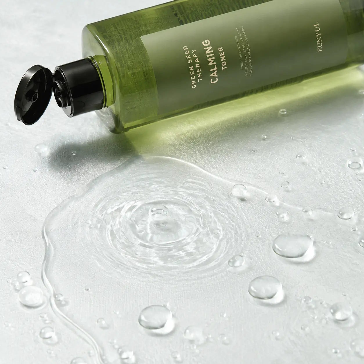 Water-thin texture of EUNYUL Green Seed Calming Toner