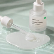 Translucent milky texture of EUNYUL.Lab Calming Solution Cica Ampoule