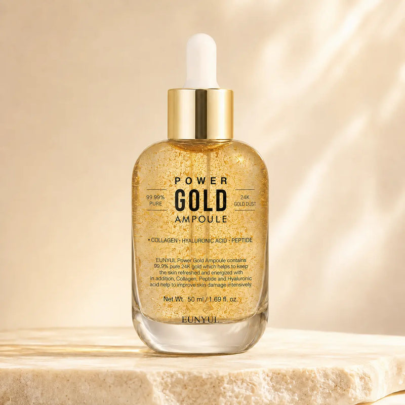 EUNYUL Power Gold Ampoule 50 ml with suspended gold flakes