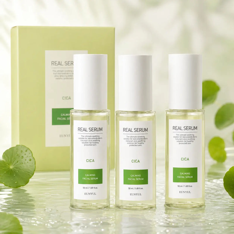 EUNYUL Real Cica Serum three bottle set, 50 ml each