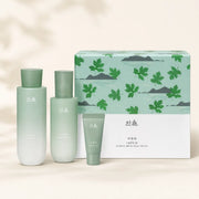 HANYUL Pure Artemisia Calming Balancing set with toner, fluid, cream and gift box