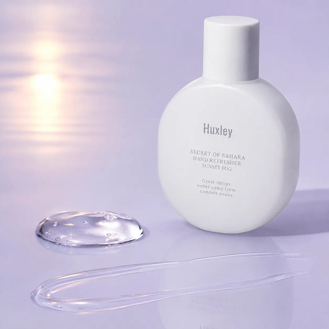 Clear lightweight gel essence; quick-drying low-residue finish