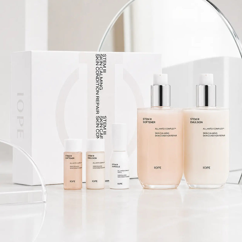 IOPE Stem III Softener Emulsion and Ampoule five-piece set