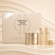 IOPE Super Vital Cream Special Gift Set with four skincare pieces