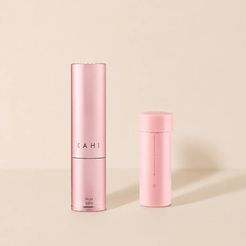 Classic pink KAHI Multi Balm 9 g applicator with 9 g refill