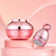 MEDITHERAPY Filligio cream and rose-gold EMS device arranged on blush acrylic