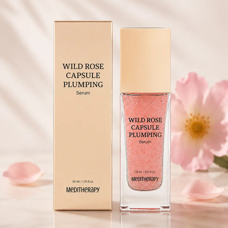 MEDITHERAPY Wild Rose Capsule Plumping Serum 30 ml with matching box