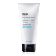 belif Aqua Bomb Jelly Cleanser 160ml by ProtoClinical shown in tall light blue cleanser packaging on a clean white background for a k-beauty skincare routine.