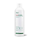 ProtoClinical k-beauty Dr.G R.E.D Blemish Clear Soothing Toner 300ml single front-facing toner bottle with visible product label on a clean white background