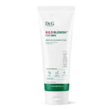 ProtoClinical k-beauty Dr.G R.E.D Blemish For Men Gentle Cleansing Foam 150ml single upright cleansing foam tube centered on a light background.