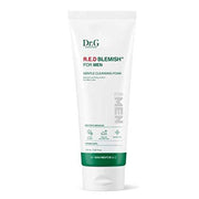ProtoClinical k-beauty Dr.G R.E.D Blemish For Men Gentle Cleansing Foam 150ml single upright cleansing foam tube centered on a light background.